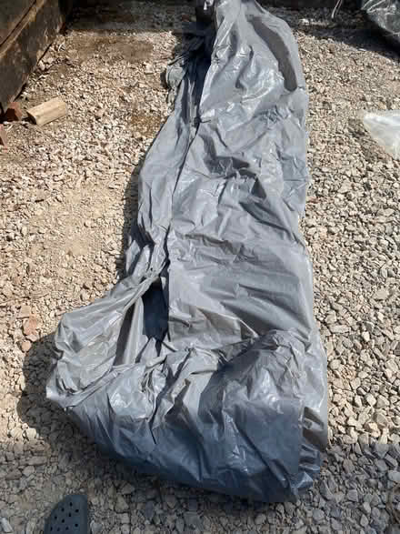 Photo of free Large grey plastic sheet (Millfields CW5) #1