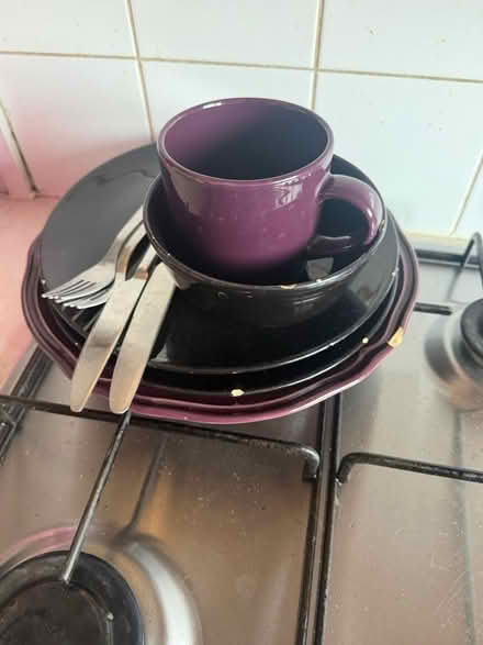 Photo of free Plates/cup/ cutlery (Bethnal green E1) #1