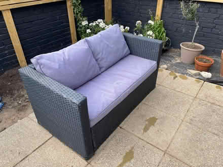 Photo of free Garden Sofa with Cushions (Seven Dials BN3) #1
