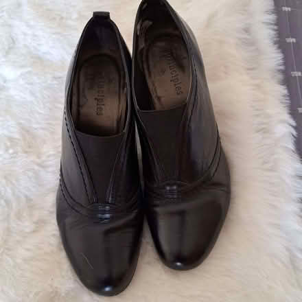 Photo of free Principles Black Leather Heels 4.5 (Charminster BH8) #1