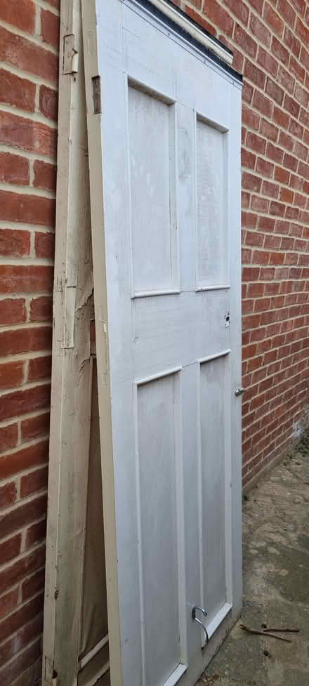 Photo of free 2 Indoor solid wood doors (Springfield ME16) #1