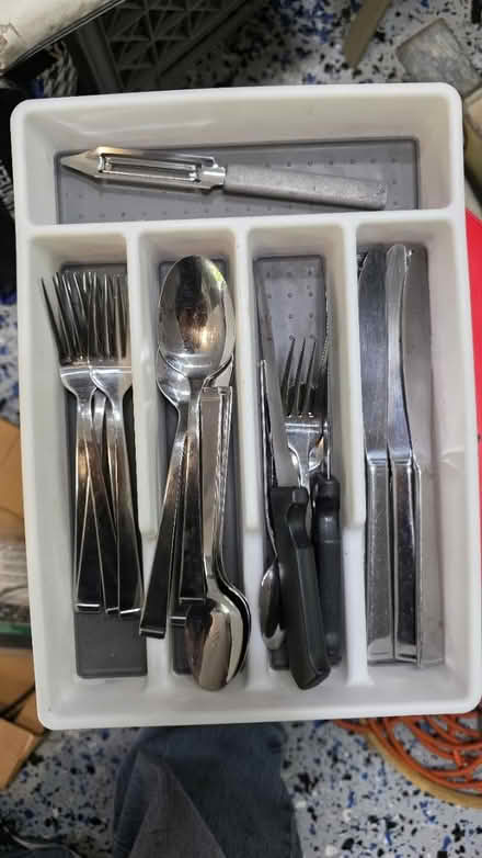 Photo of free Silverware and tray (Arnold) #1