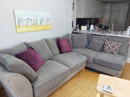 Photo of free L sofa 290cm x 180cm (Egham town Surrey) #1