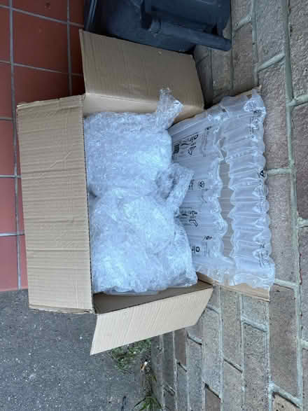 Photo of free Bubble wrap and plastic packing (ha28qz) #2