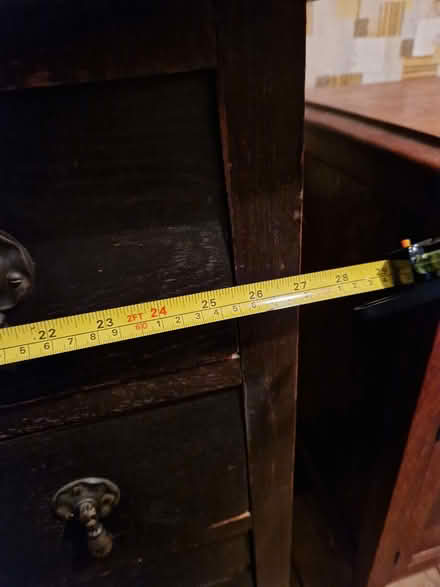 Photo of free Dark Wood Dressing Table (Gidea Park RM2) #1