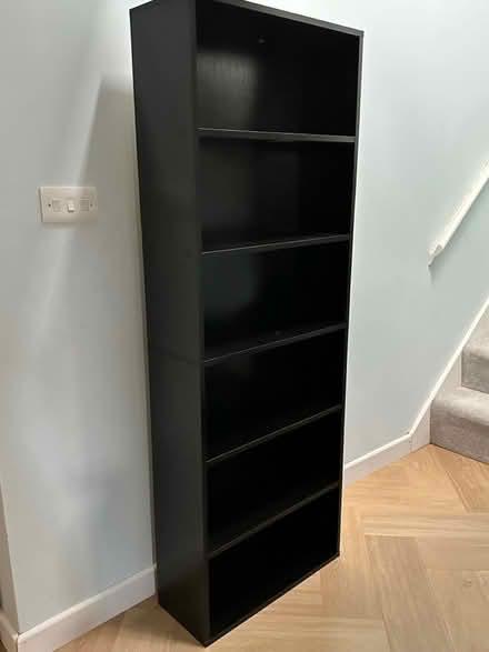 Photo of free Black bookcase (Hastings, TN34) #1