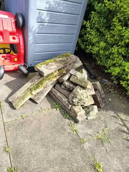 Photo of free Bricks and rocks from garden (M43 Droylsden) #1