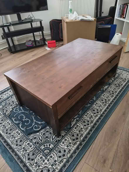 Photo of free Wooden coffee table (Acton W3) #1