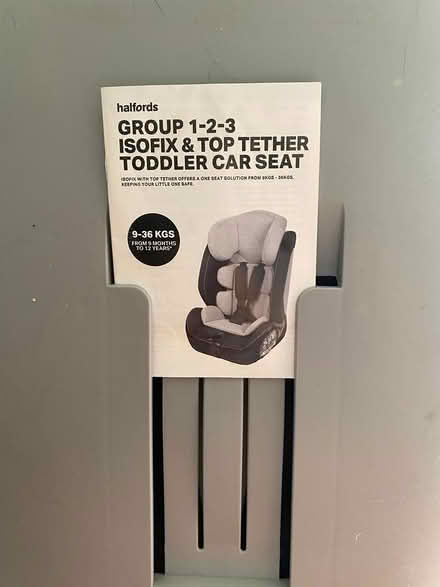 Photo of free child car seat (Knutsford north) #2