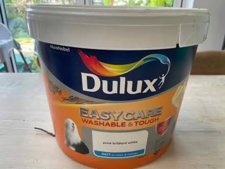 Photo of free Half pot of tough white paint (Stoneleigh KT17) #1