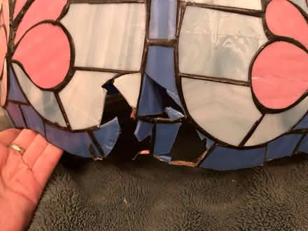 Photo of free stained glass ceiling light (takoma park) #3