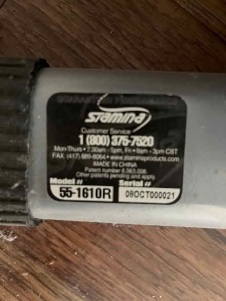 Photo of free Stamina Inmotion Compact Elliptical (Harbor Bay) #1