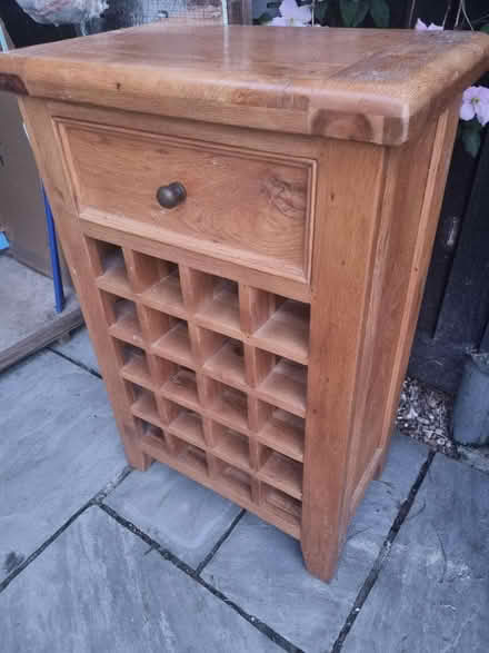 Photo of free Oak wine rack (B97 - Redditch) #1