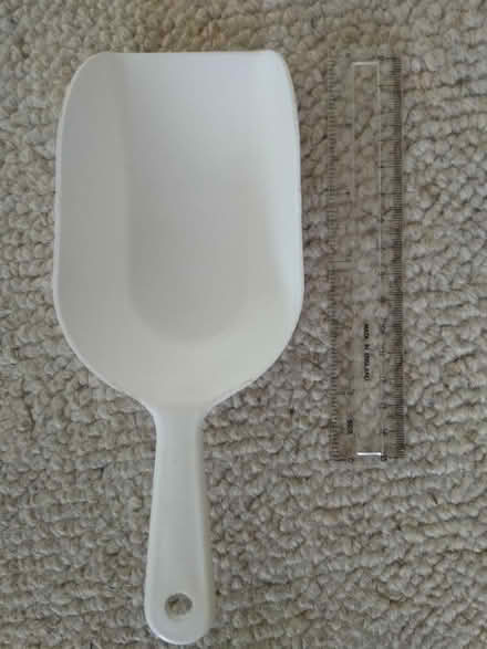 Photo of free Large white plastic scoop (Millhouses S7) #1