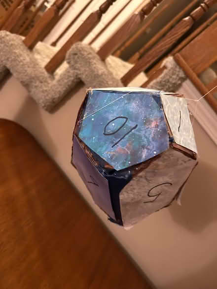 Photo of free homemade D&D dice decorations (Freedom and Drake) #2
