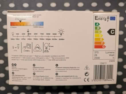 Photo of free 12 Unused E14 Halogen Bulbs (SL6 Maidenhead) #2