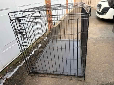 Photo of free Large dog cage (Shilbottle NE66) #1