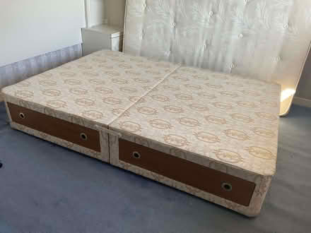 Photo of free Double Divan bed and optional mattress (Reddish SK5) #4