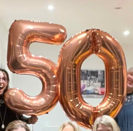 Photo of free Number ‘50 ‘ helium balloons (Sharmans Cross B91) #2