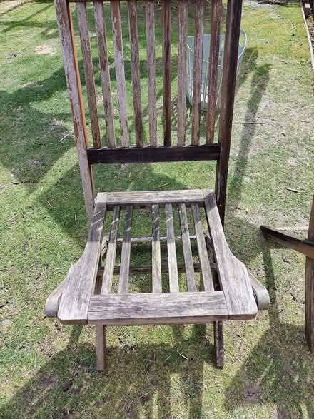 Photo of free Wooden garden chairs (Didcot, Ladygrove, OX11) #2