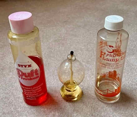 Photo of free Glass oil lamp and lamp oil (Maida Vale W9) #2