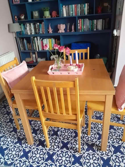 Photo of free Table and four chairs (East Wall Dublin3) #1