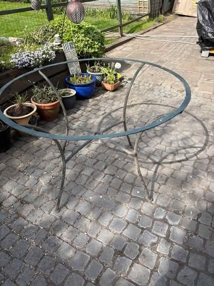 Photo of free 2 metal garden table frames (Send/Ripley GU23) #1