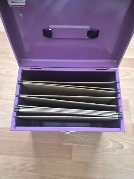 Photo of free Metal file box with key (HA7) #2