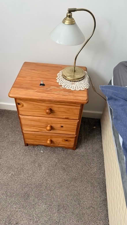 Photo of free Chest of drawers and bedside table (Sale M33) #2