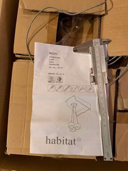 Photo of free Hanging lights from habitat (Caldecotte MK7) #2