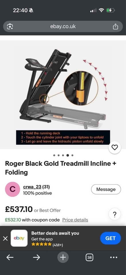 Photo of free Ruger black fitness (West Croydon) #2