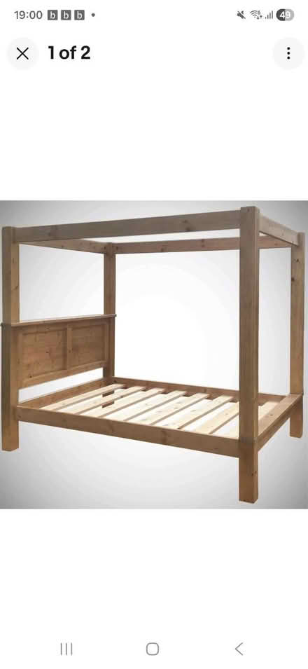 Photo of free 4 poster bed (MK15 downhead park) #2