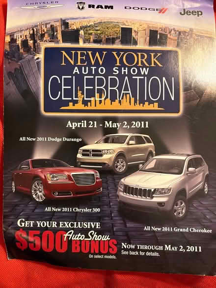 Photo of free Car Brochures (Brooklyn, New York) #1