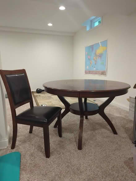 Photo of free Round table and chairs (North Libertyville near Adler) #1