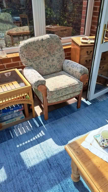 Photo of free 3 piece suite and bamboo table for a conservatory (Hatton DE65) #3