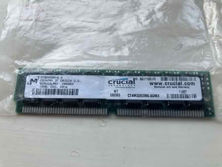 Photo of free PC Ram 16MB Crucial (Greenhill S8) #1