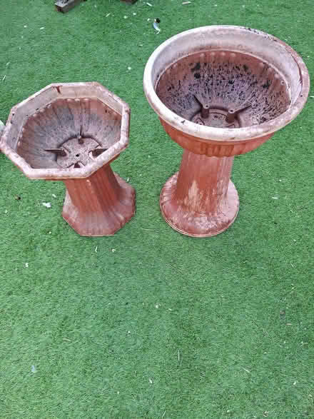 Photo of free 2 plastic planter pots (Podsmead GL2) #1