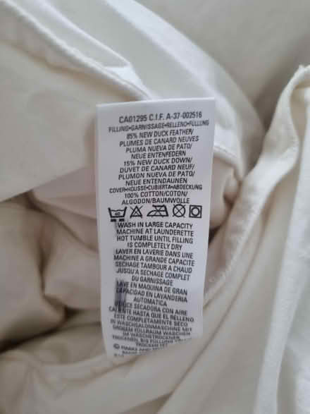 Photo of free King sized M&S duckdown duvet (Near Lowther Gardens FY8) #2