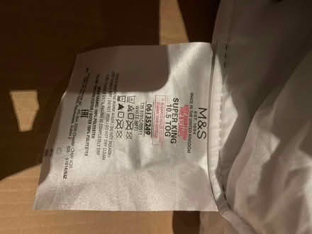 Photo of free super king quilt; m&s (Kenilworth CV8) #2