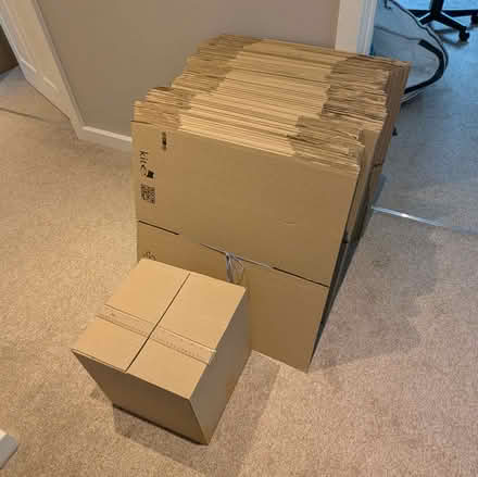Photo of free Cardboard boxes (unused, flatpack) (Wellington TF1) #1