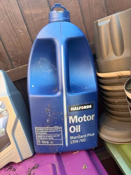 Photo of free Motor Oil - 1 litre approx (Belle Vale L25) #1