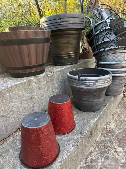 Photo of free Flower pots - LOTS (Wayland) #1