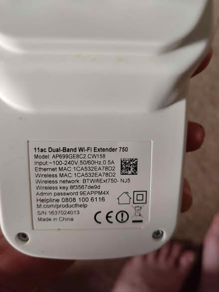 Photo of free BT wireless extender plug (Donnington OX4) #2