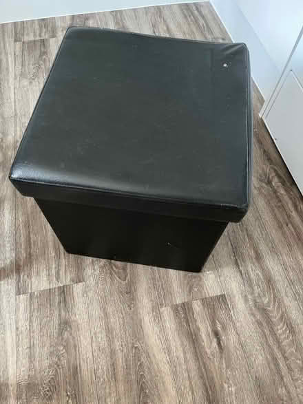 Photo of free Black storage box/seat (Knotty Ash L14) #1