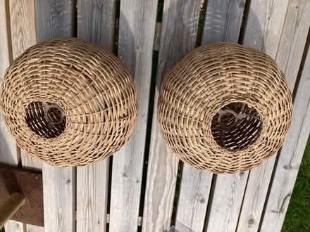 Photo of free Wicker lampshades (Upper Radley OX14) #2