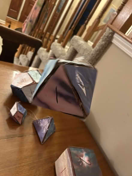 Photo of free homemade D&D dice decorations (Freedom and Drake) #4