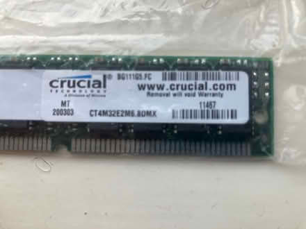 Photo of free PC Ram 16MB Crucial (Greenhill S8) #3