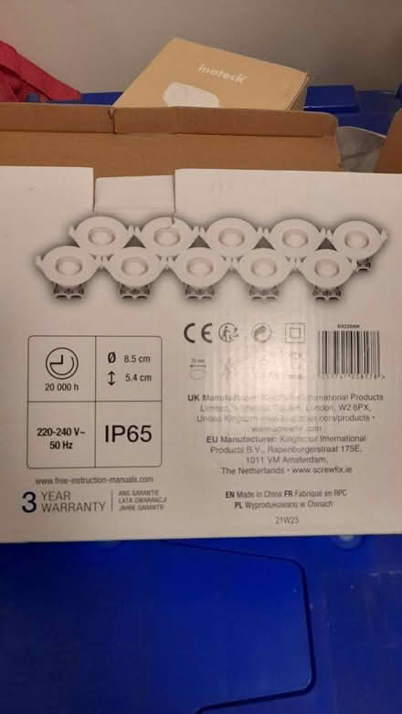 Photo of free LED Downlights (Farnham GU9) #2