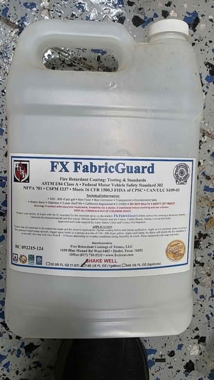 Photo of free Fabric Fireproofing Spray (Arnold) #1