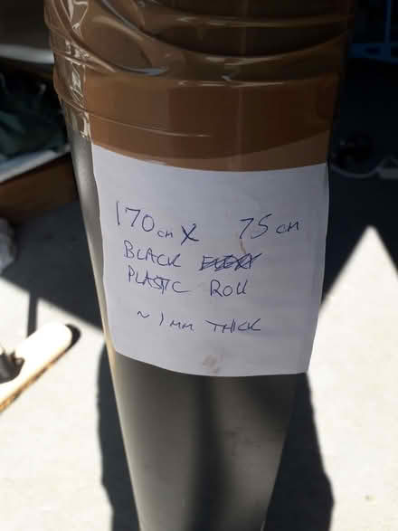 Photo of free Black plastic roll (Narborough LE19) #1